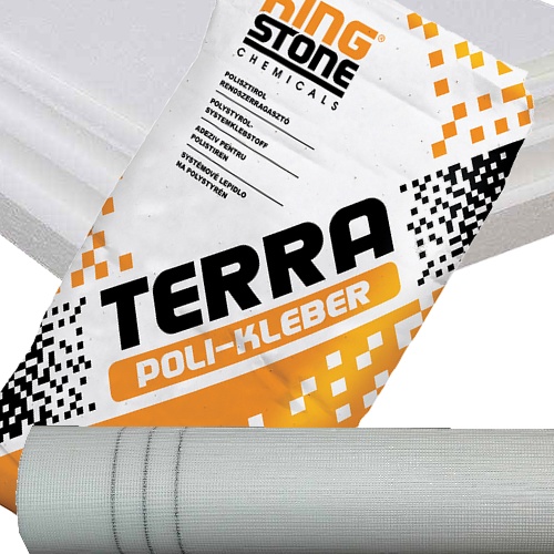 Terra 5cm homlokzati hőszigetelés vakolat nélkül