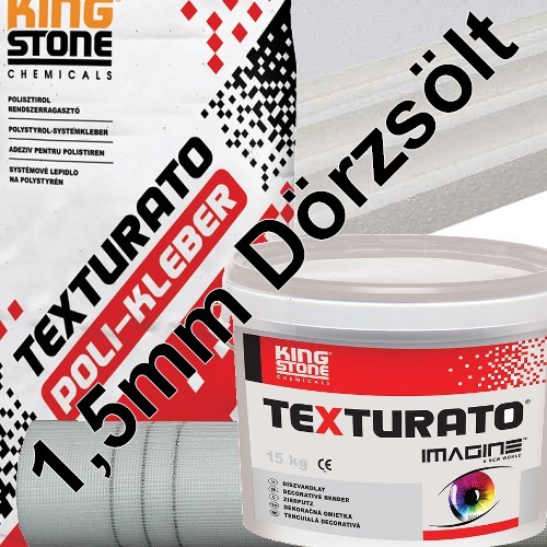 5 cm Texturato dörzsölt hőszigetelő rendszer
