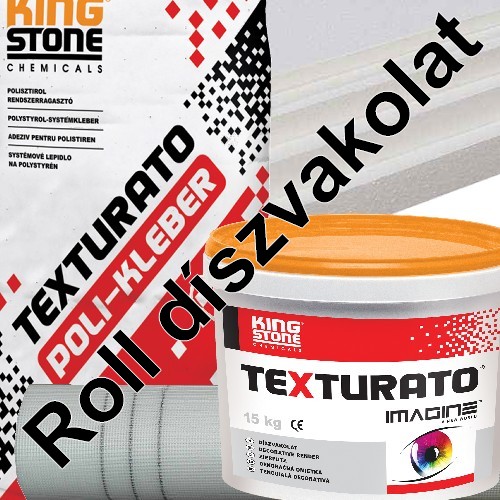 5 cm Texturato Roll hőszigetelő rendszer