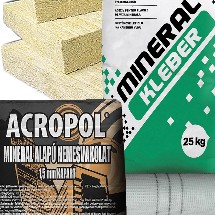 Kőzetgyapot homlokzati hőszigetelés akció 10cm